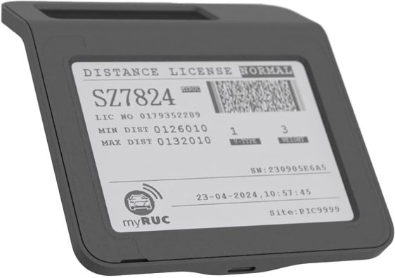 myRUC electronic RUC display device